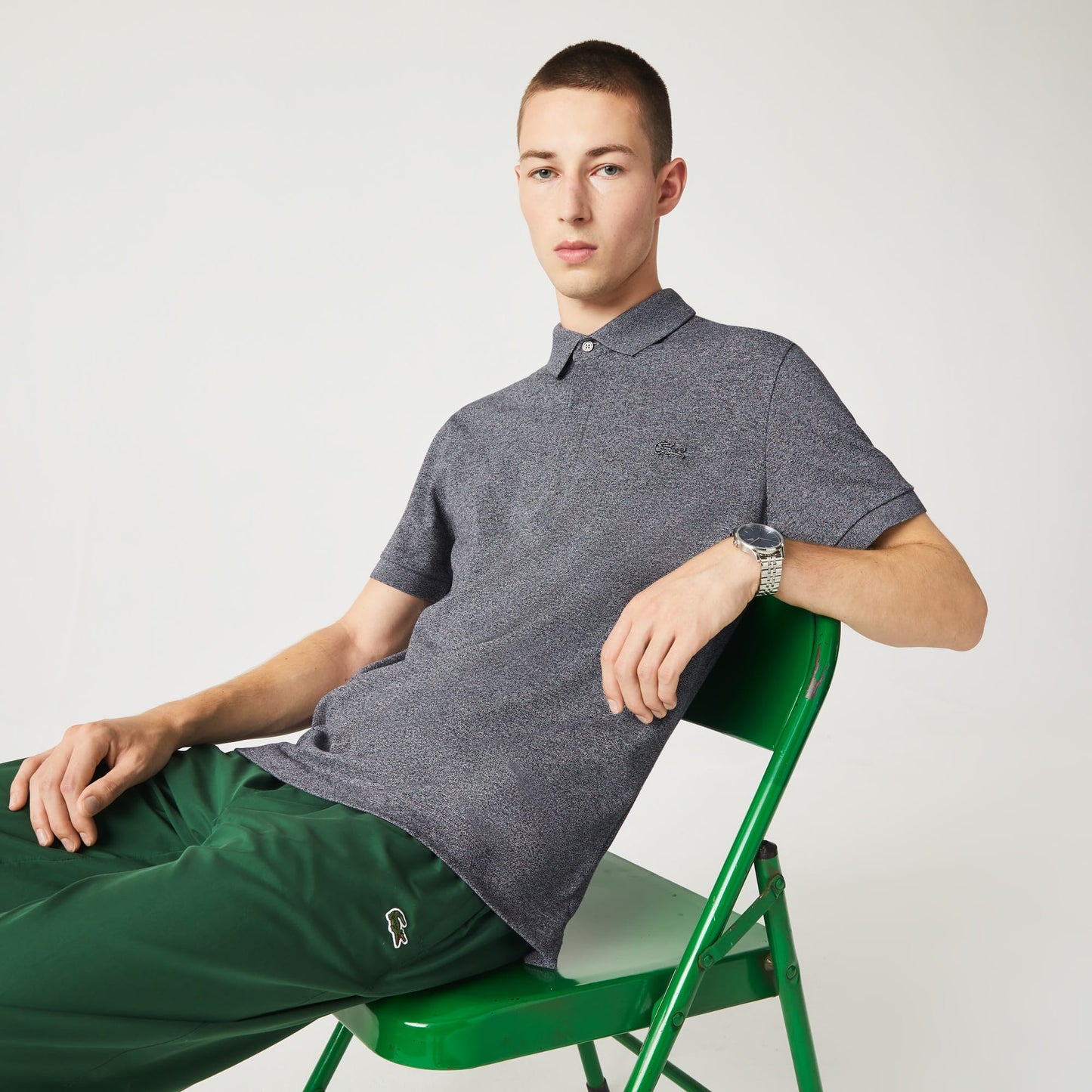 Lacoste Erkek Regular Fit Koyu Gri Paris Polo