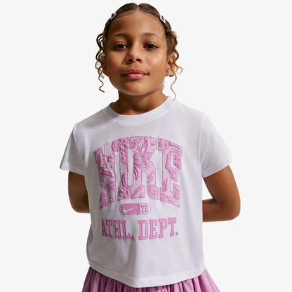 Nike Lace It Up Çocuk Beyaz/pembe Şort Takımı