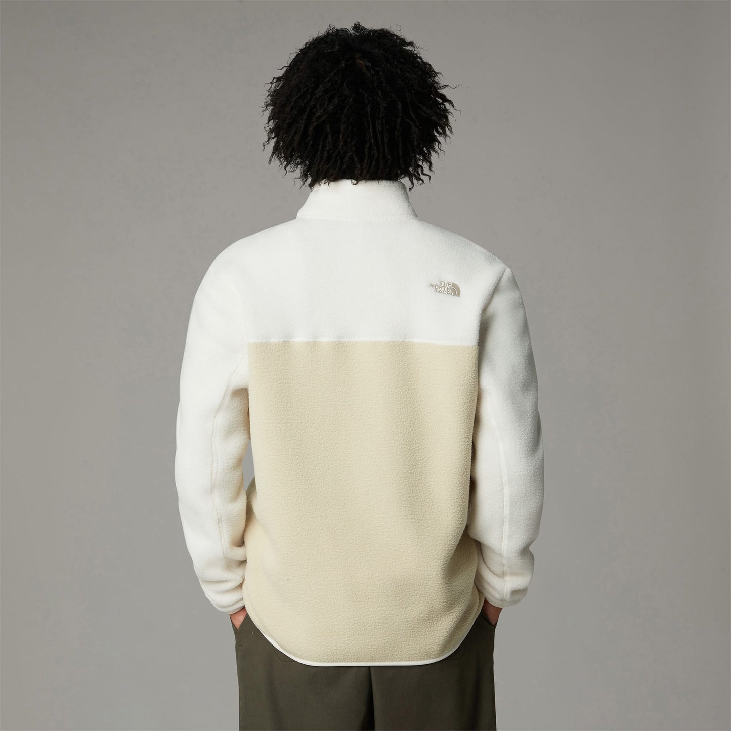 The North Face Erkek Yumiori Krem Fermuarlı Polar Mont