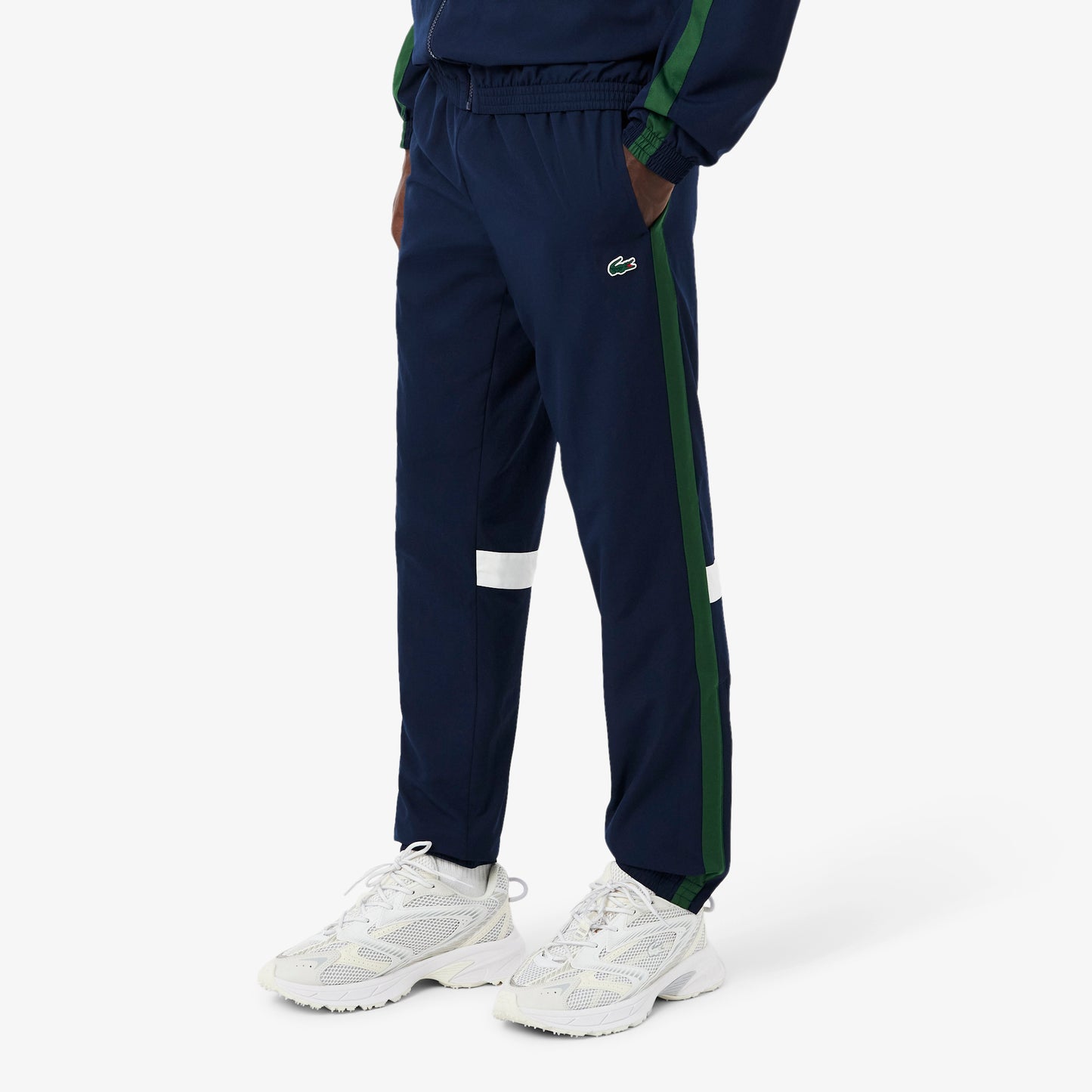 Lacoste Erkek Regular Fit Renk Bloklu Lacivert Eşofman Takımı