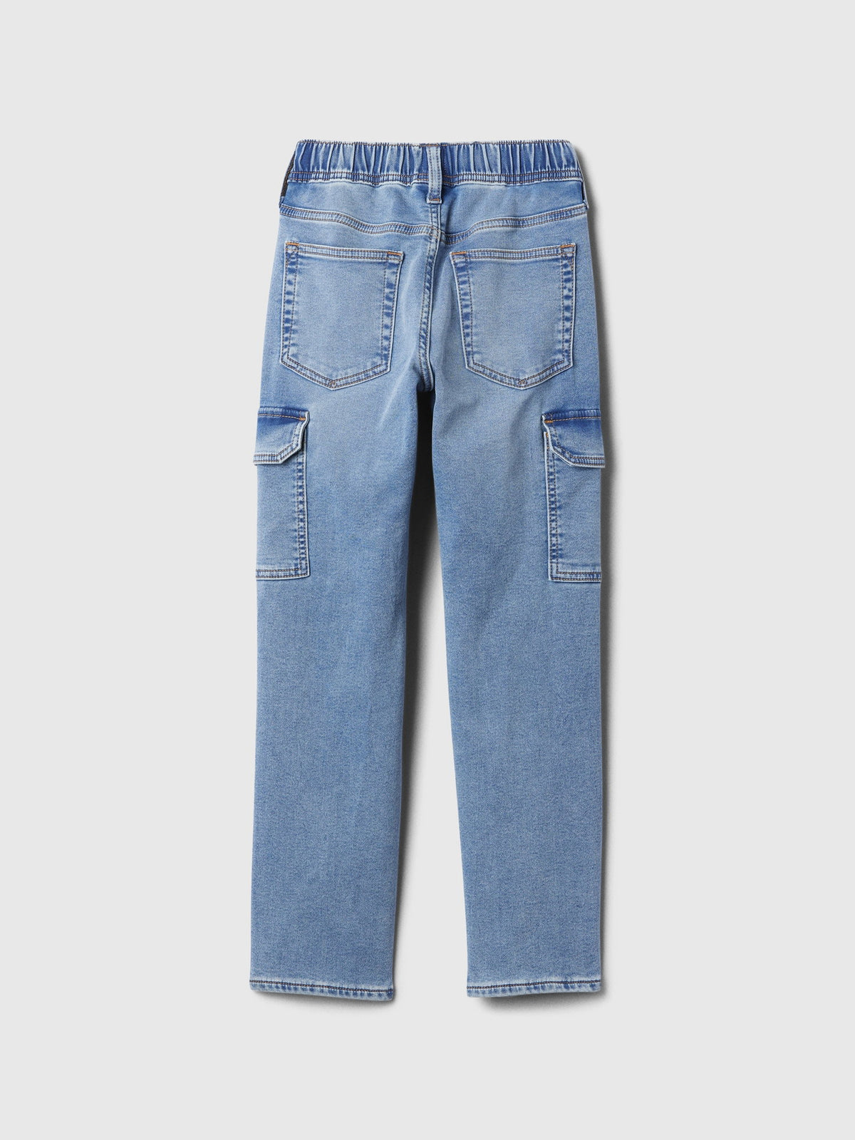 Açık Mavi Supersoft Original Straight Kargo Pull-on Jean Pantolon