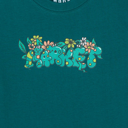 Market In The Garden Çocuk Yeşil T-shirt