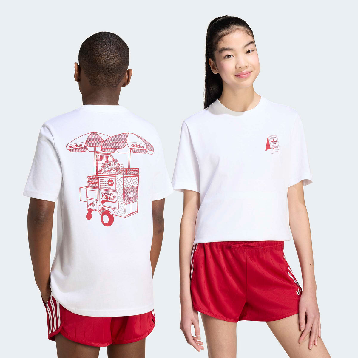 Adidas Loose Çocuk Beyaz T-shirt