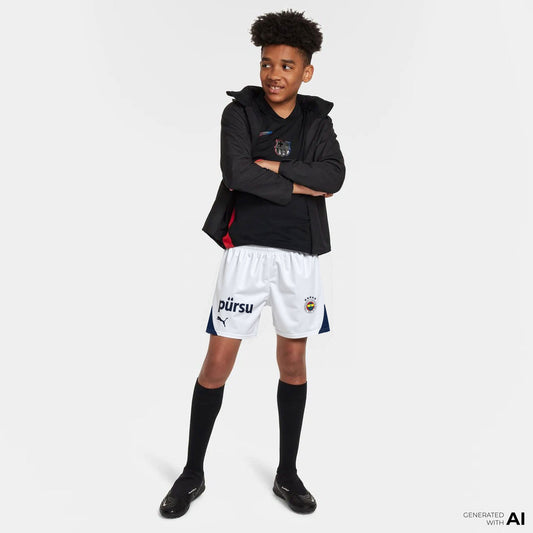 Puma Fsk Jr Çocuk Beyaz Şort