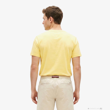 Tommy Hilfiger Core Essentials Erkek Sarı T-shirt