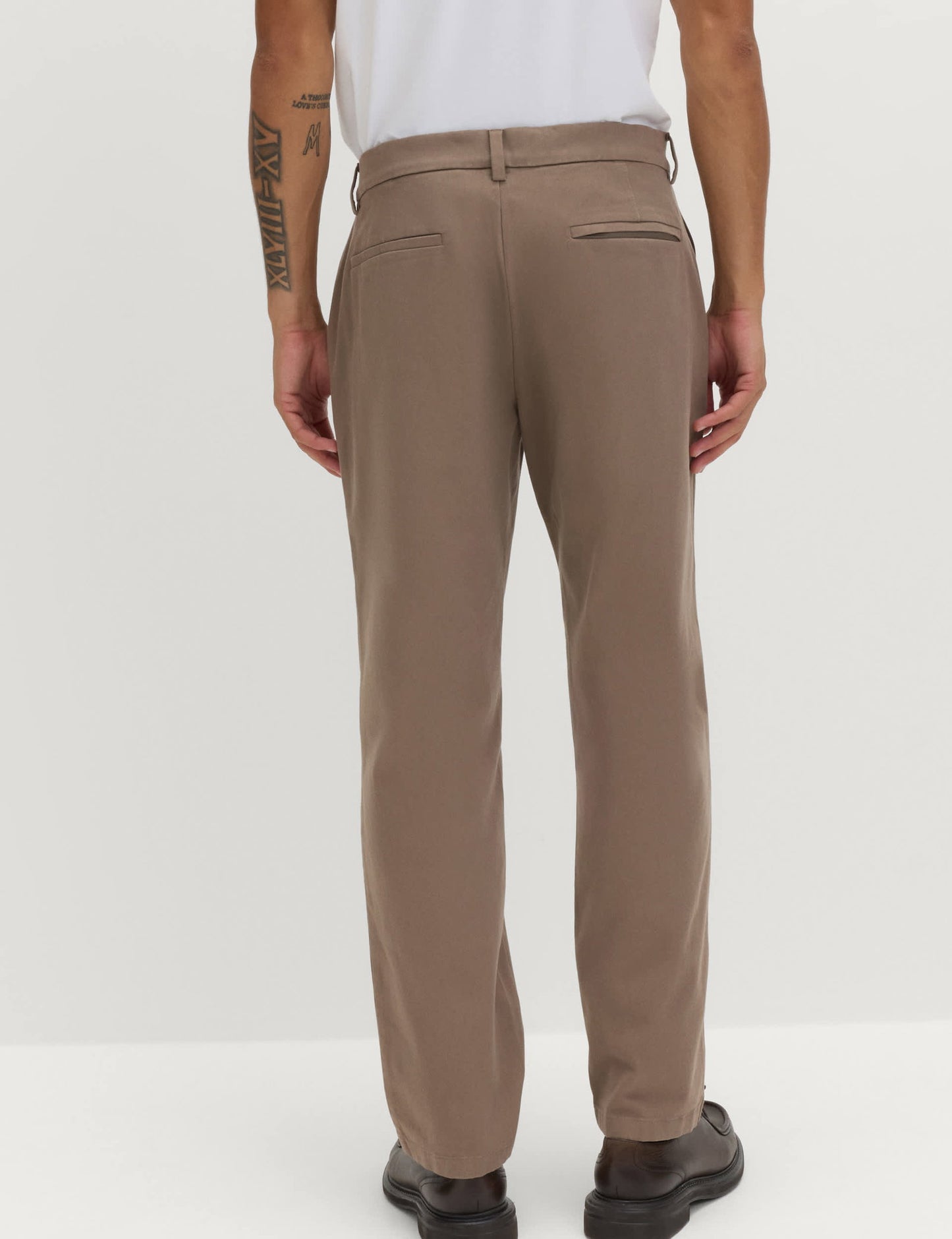 Regular Fit Esnek Belli Streç Chino Pantolon