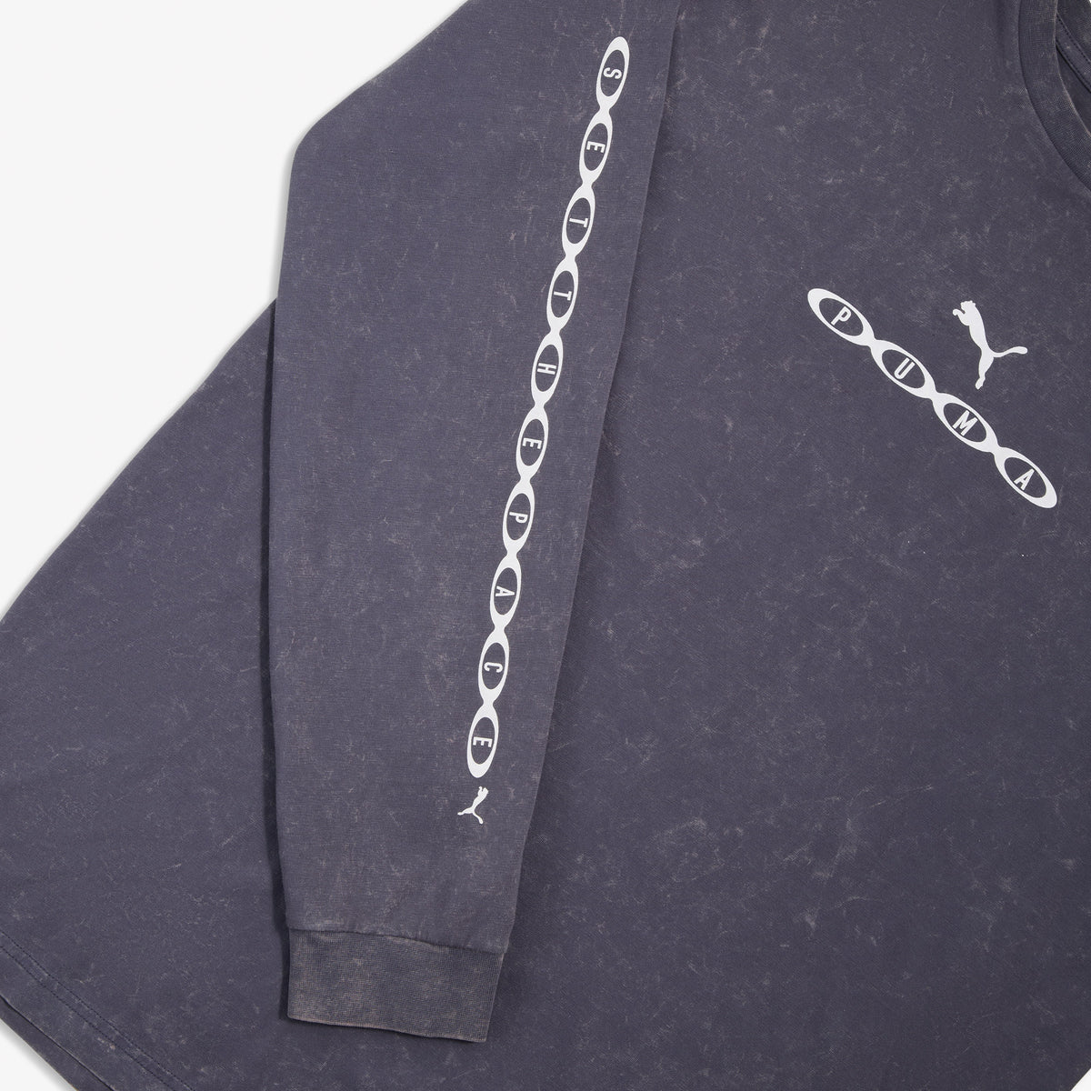 Puma Run Culture Collective Erkek Mavi T-shirt