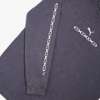 Puma Run Culture Collective Erkek Mavi T-shirt