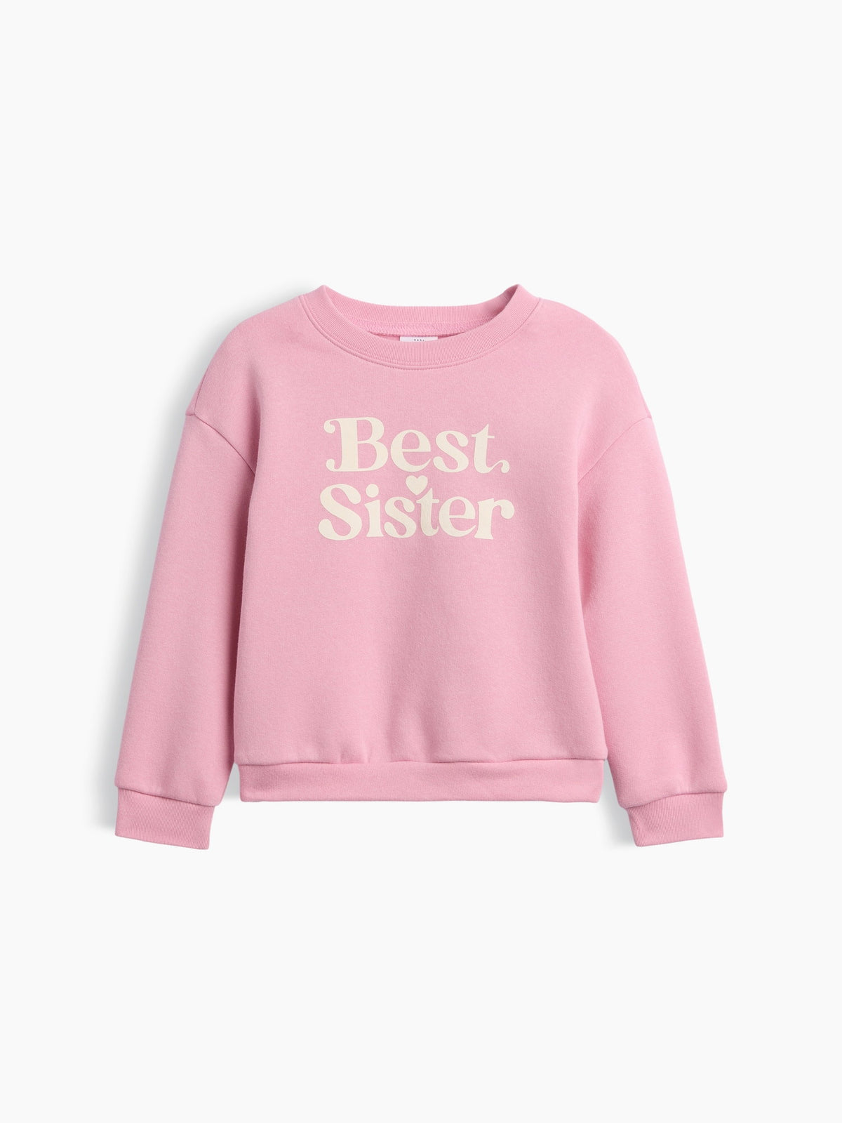 Pembe Bisiklet Yaka Sweatshirt
