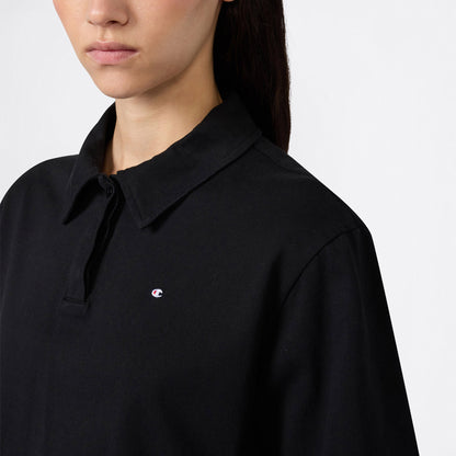 Champion Regular Fit Kadın Siyah T-shirt