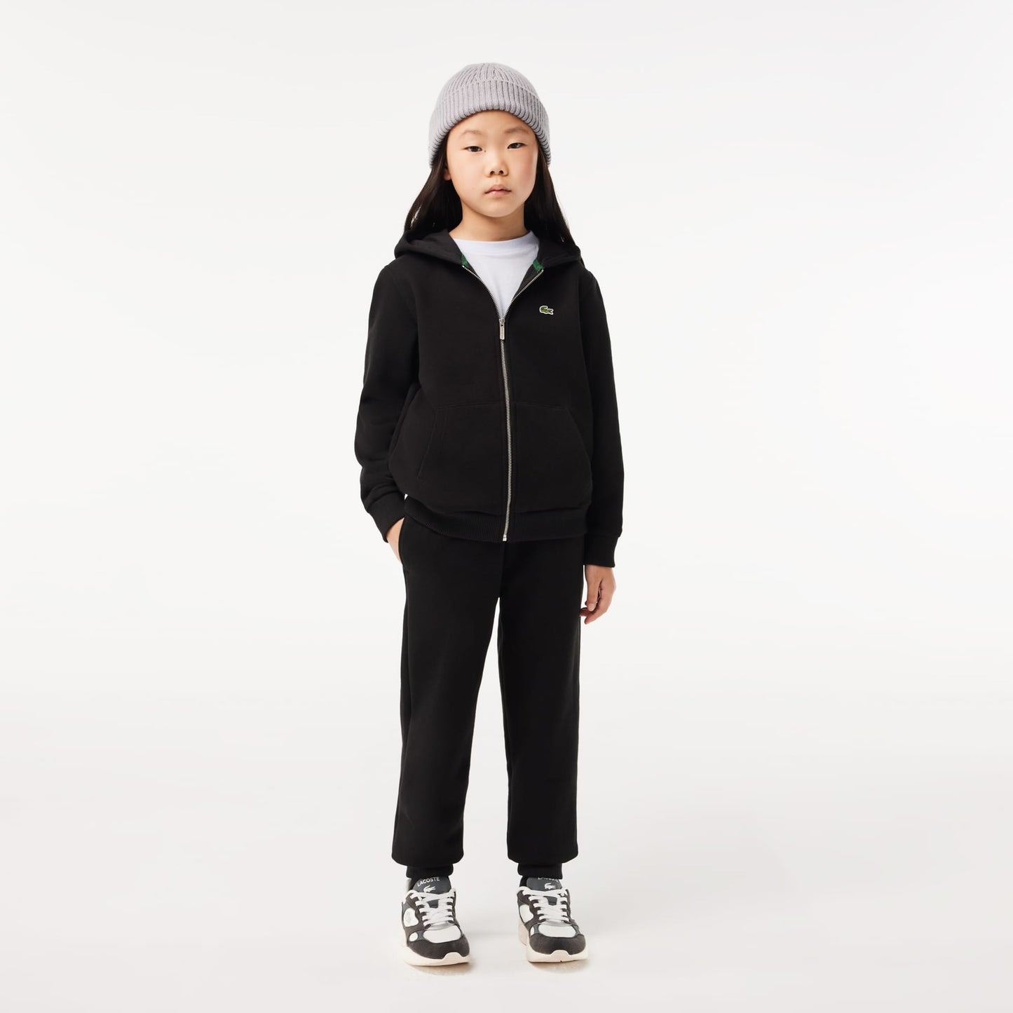 Lacoste Classic Çocuk Siyah Sweatshirt
