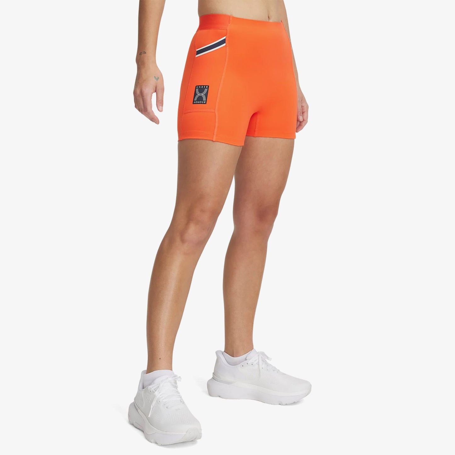 Under Armour Run 96 Kadın Turuncu Kısa Tayt