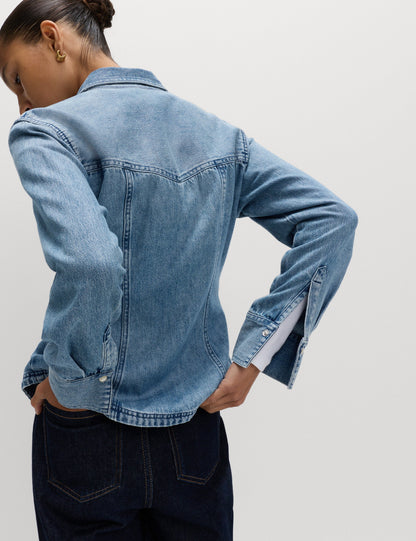 Denim Western Gömlek