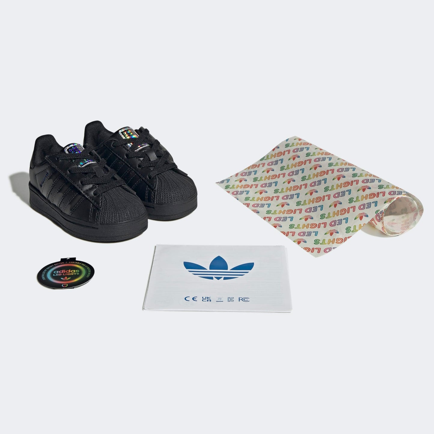 Adidas Superstar Led Lights Cf El I Bebek Siyah Spor Ayakkabı