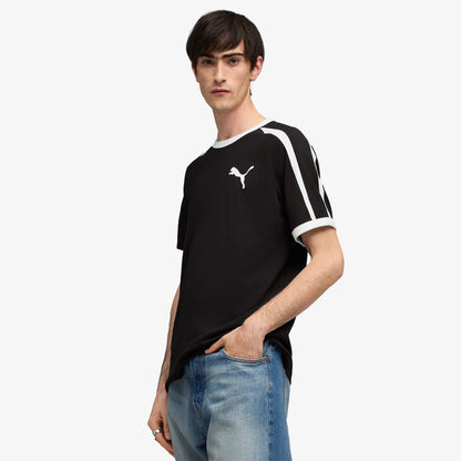 Puma T7 Ringer Erkek Siyah T-shirt