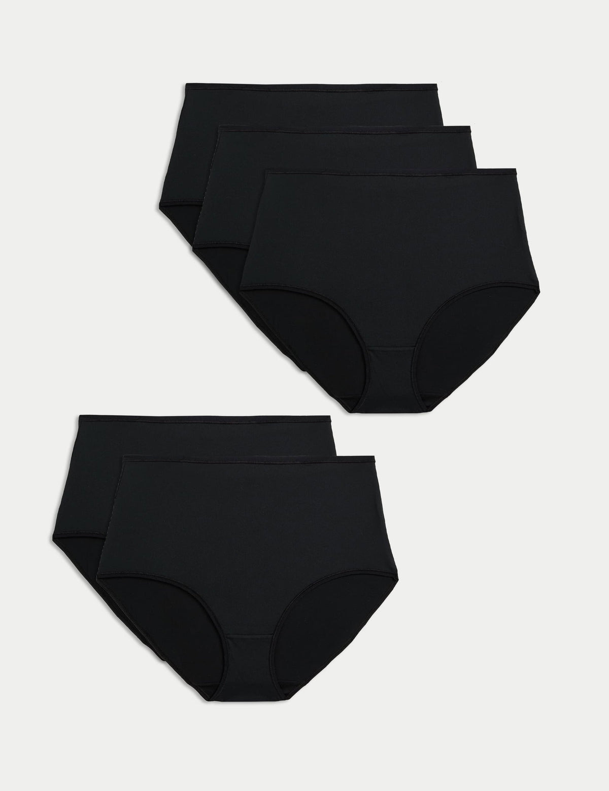 5'li Dikişsiz Full Brief Külot Seti