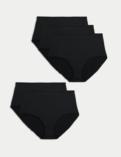 5'li Dikişsiz Full Brief Külot Seti
