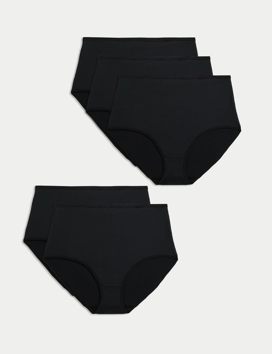 5'li Dikişsiz Full Brief Külot Seti