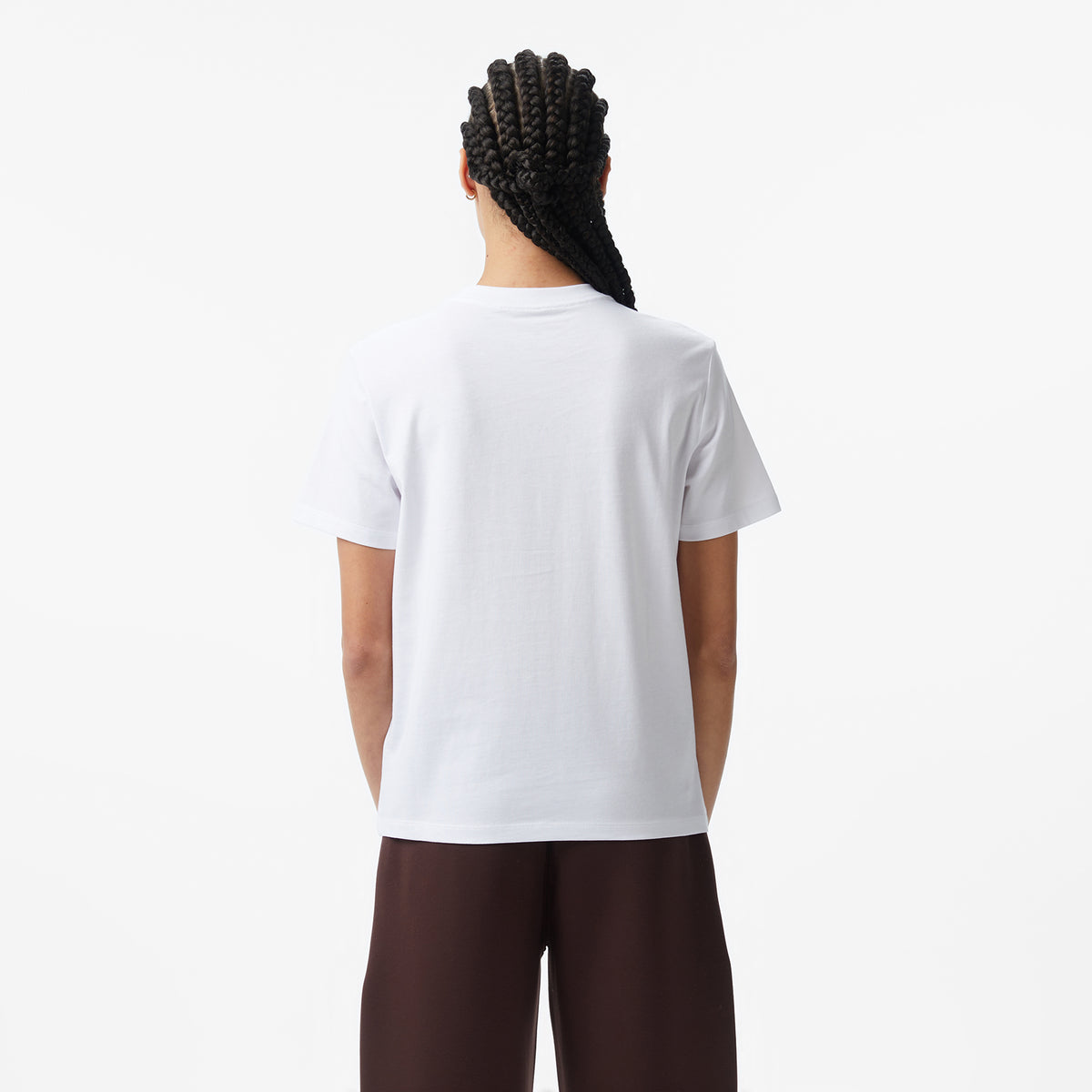 Calvin Klein Sequin Graphic Kadın Beyaz T-shirt