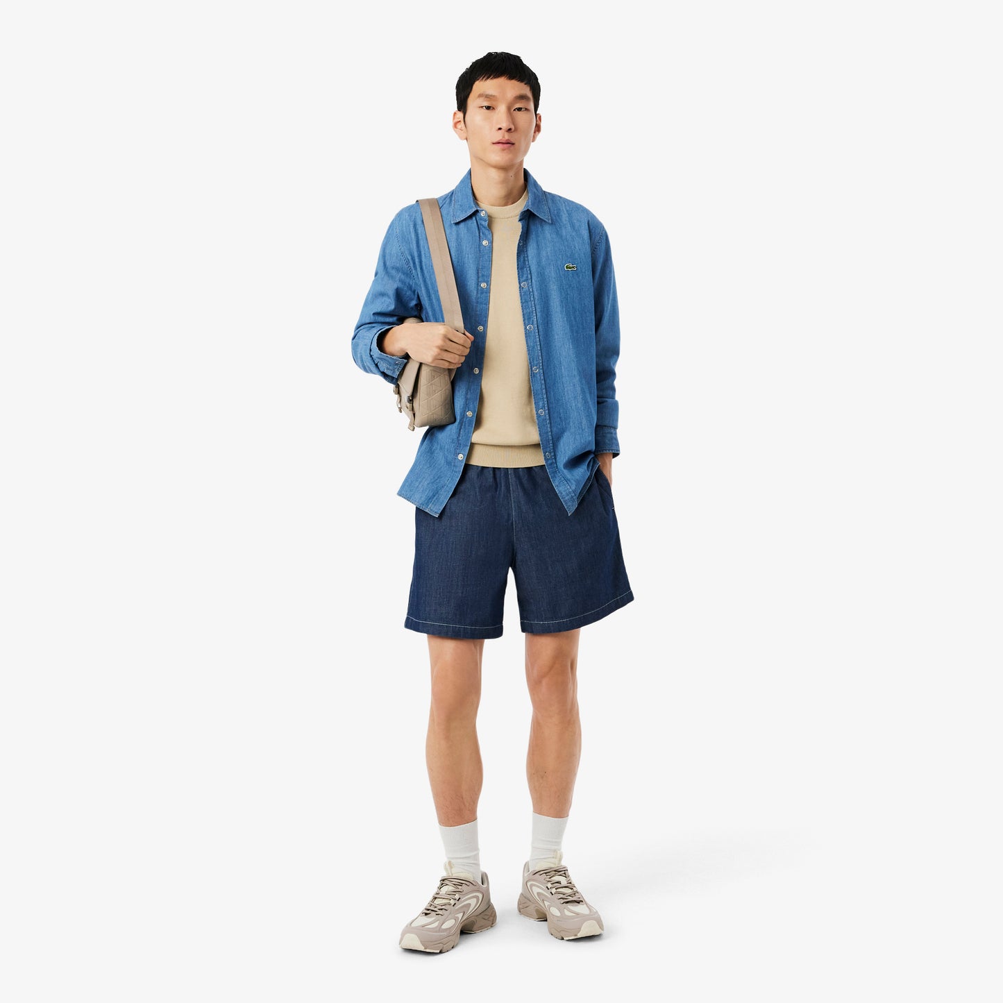 Lacoste Storm 96 2k Tech Erkek Gri Sneaker