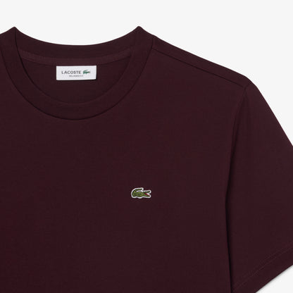 Lacoste Relaxed Fit Kadın Bordo T-shirt