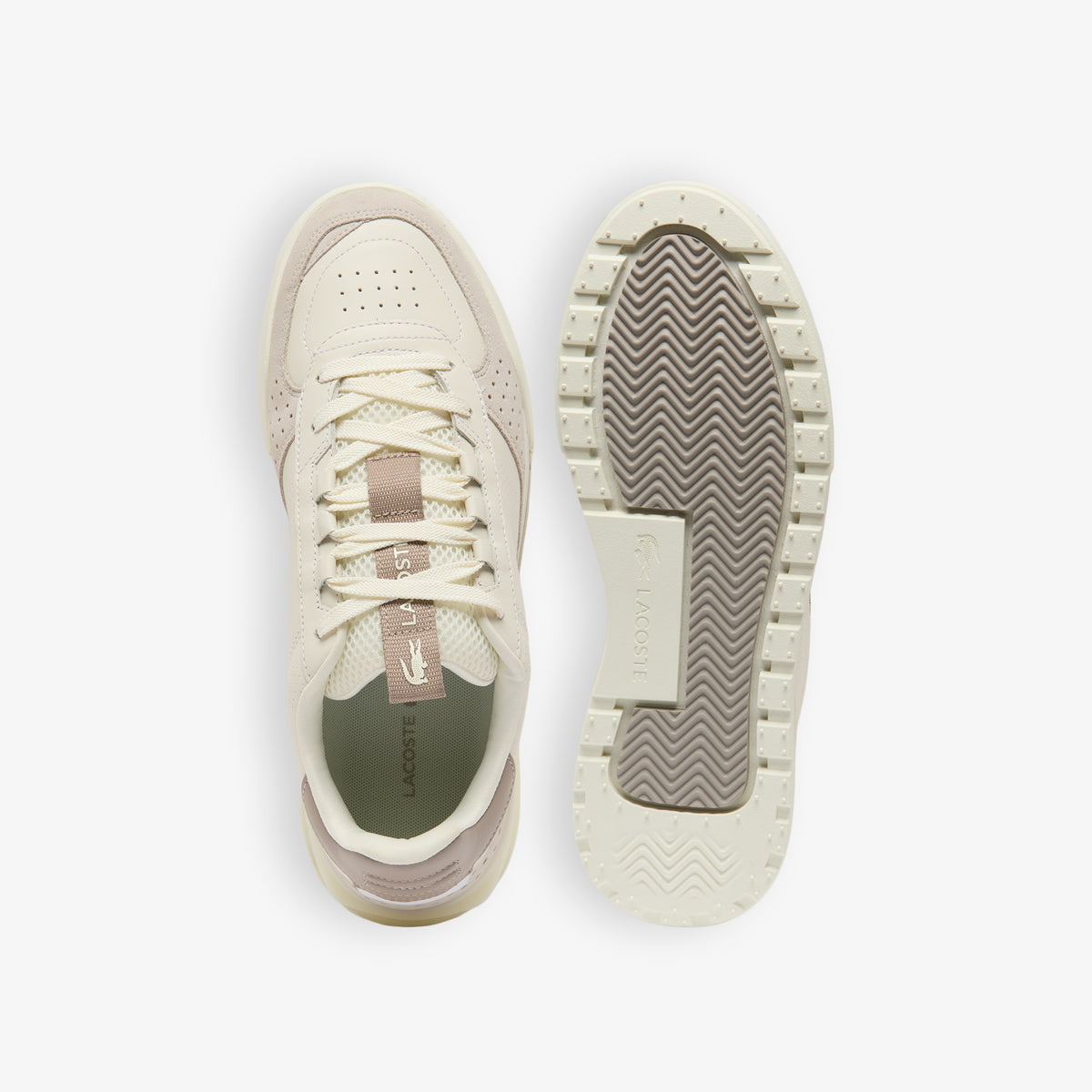 Lacoste Slam Break Erkek Krem Spor Ayakkabı