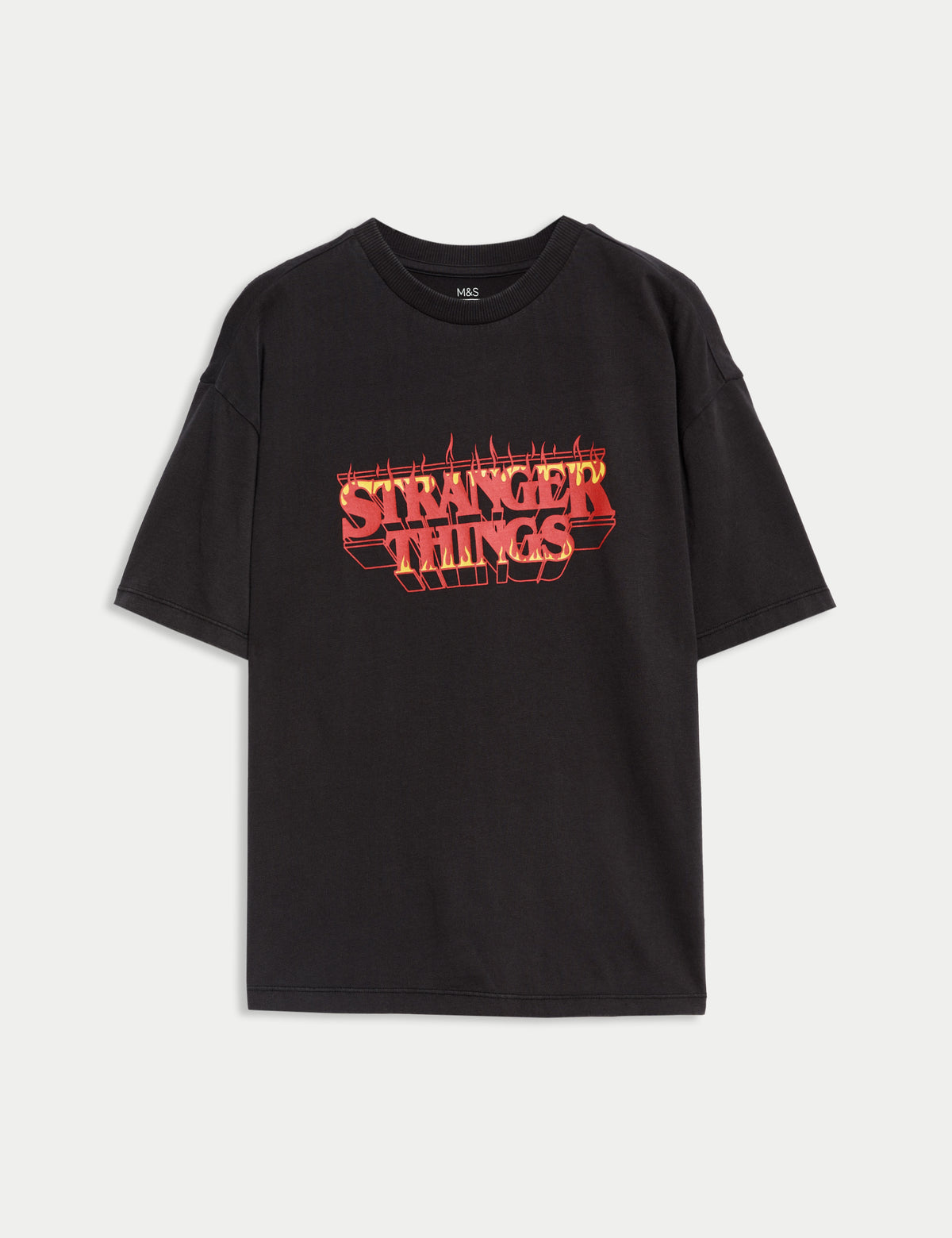 Pamuklu Stranger Things T-shirt (6-16 yaş)