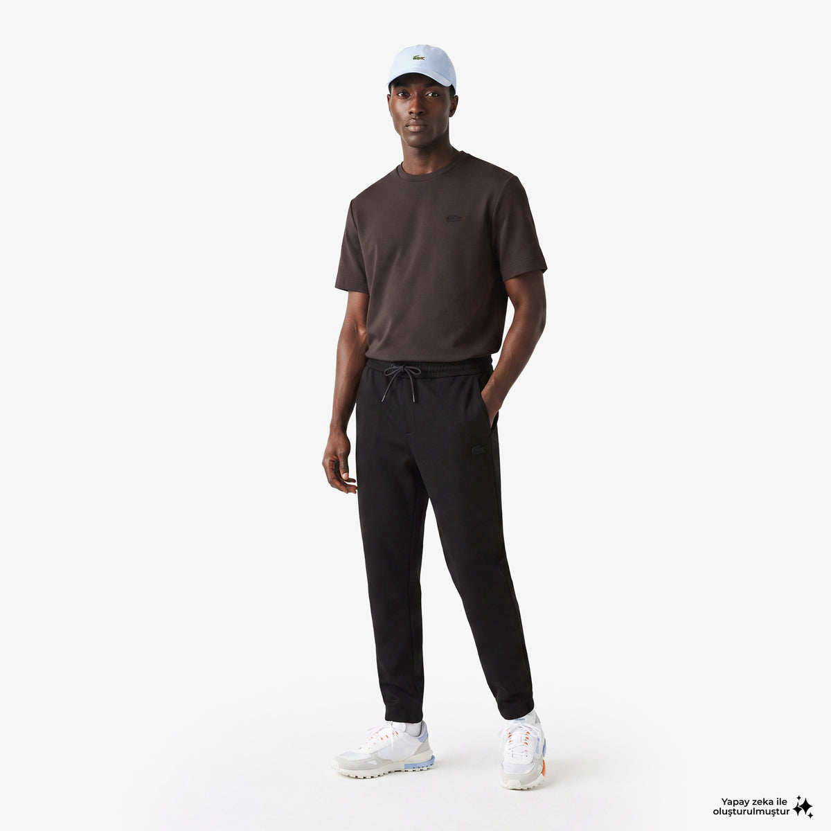 Lacoste Oversize Fit Erkek Kahverengi T-shirt