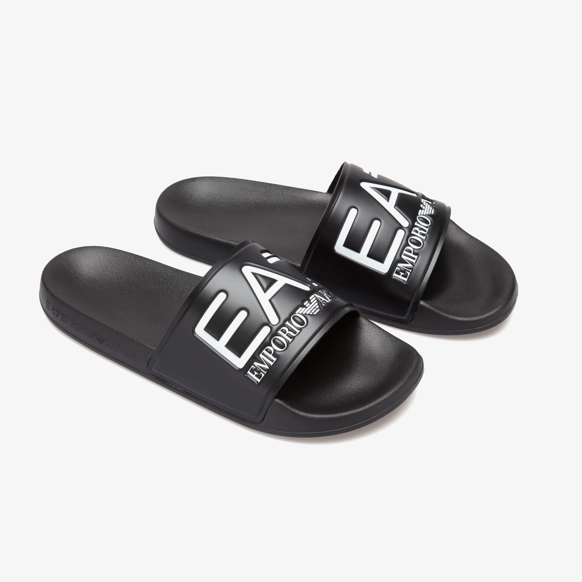 Ea7 Unisex Siyah Plaj Terliği