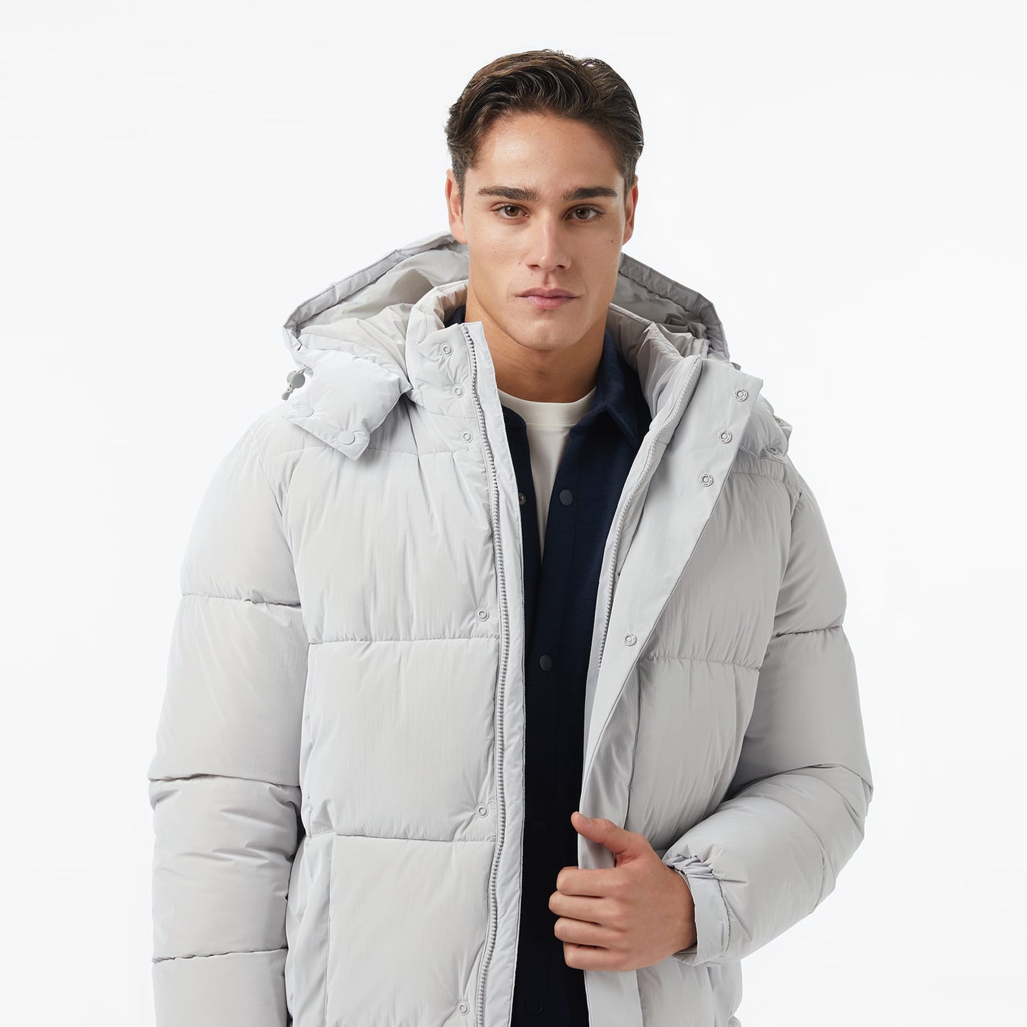 Nautica Erkek Gri Regular Fit Mont