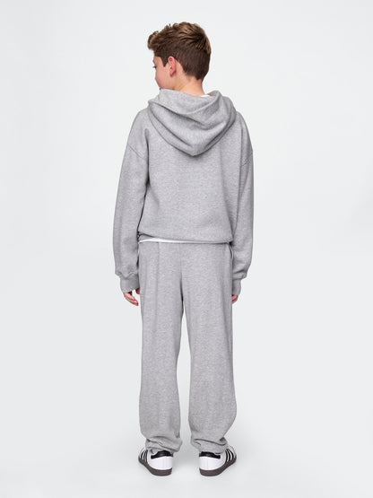 Gri Relaxed Gap Logo Eşofman Altı