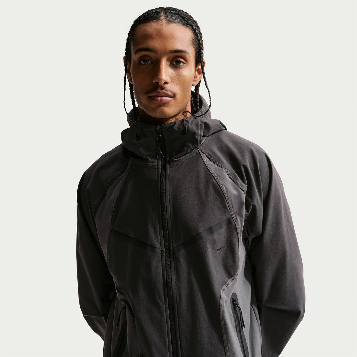 Nike Tech Woven Dri-fit Erkek Gri Ceket
