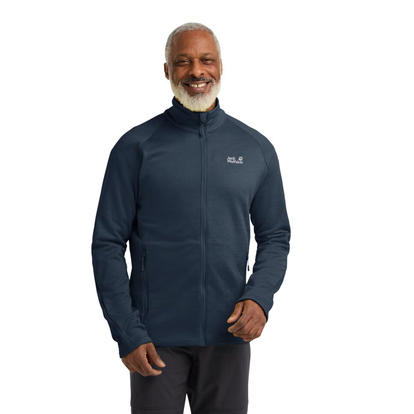 Jack Wolfskin Peak District Fermuarlı Erkek Lacivert Ceket