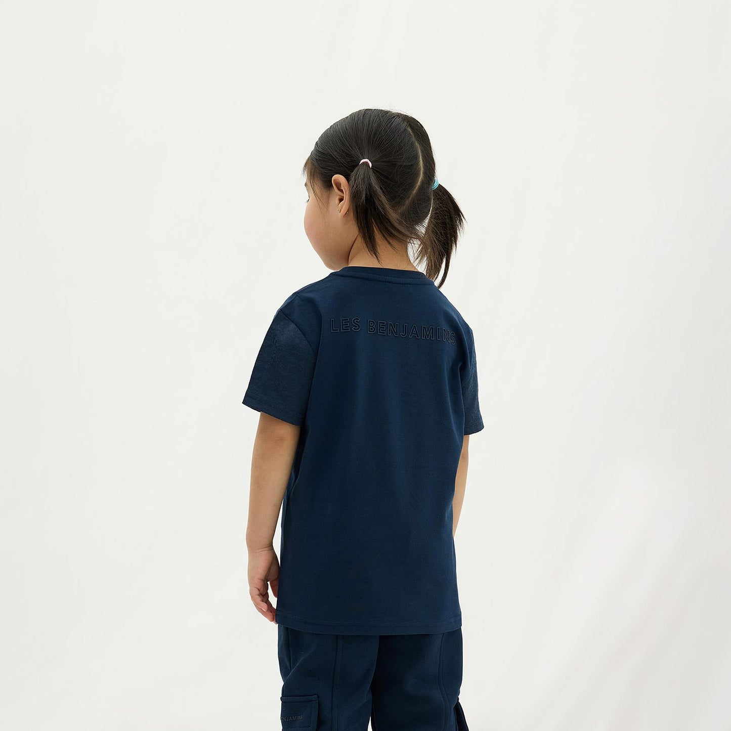 Les Benjamins 402 Çocuk Lacivert T-shirt