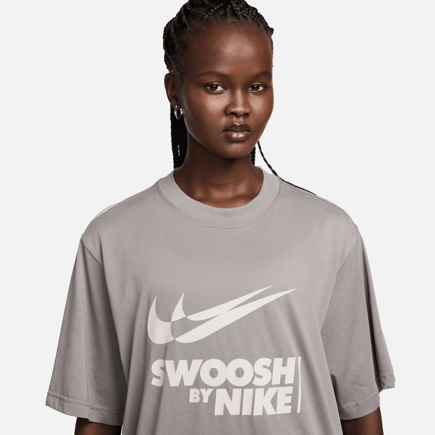 Nike Sportswear Kadın Gri T-shirt