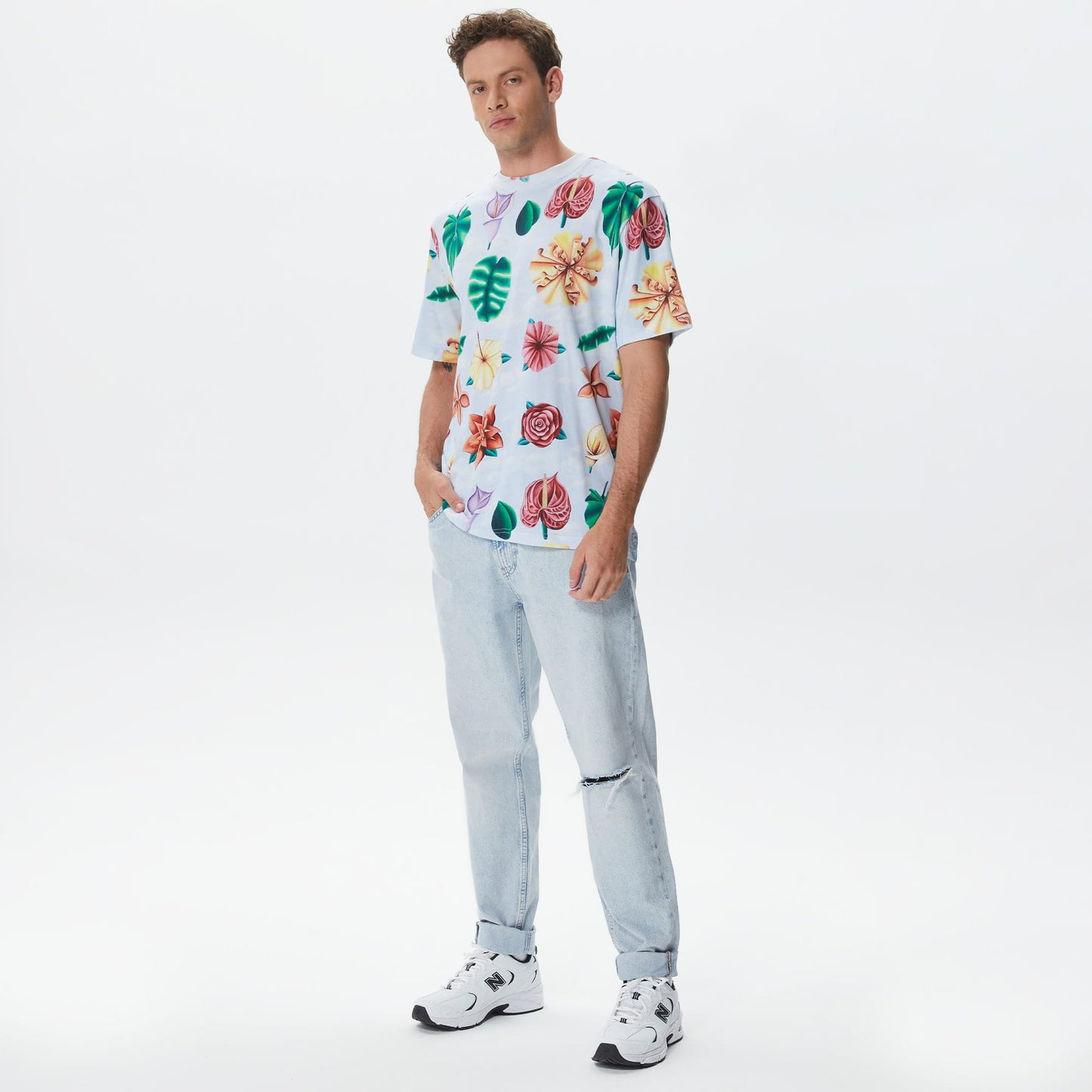 The Hundreds Tropic Erkek Mavi T-shirt