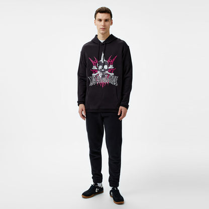Les Benjamins 706 Unisex Siyah Hoodie