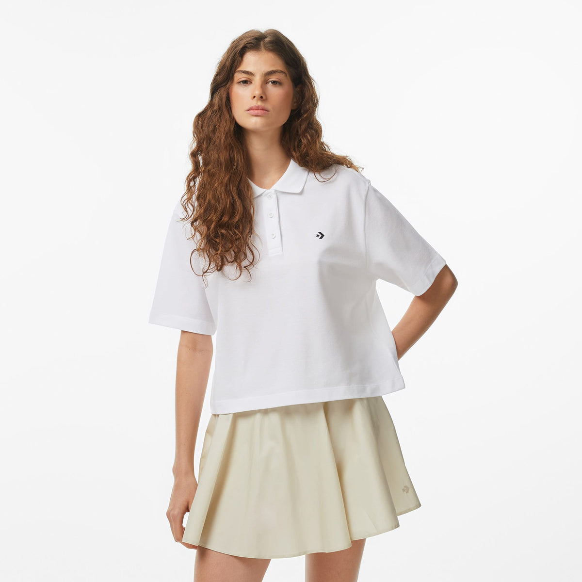 Converse Kadın Beyaz T-shirt