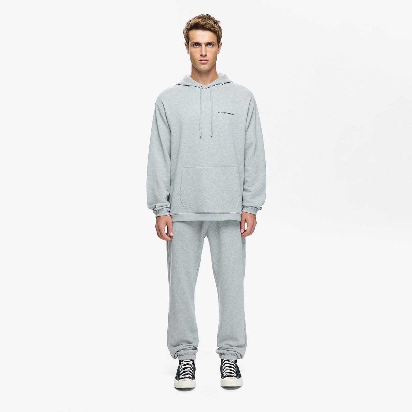 Les Benjamins Erkek Gri Sweatshirt