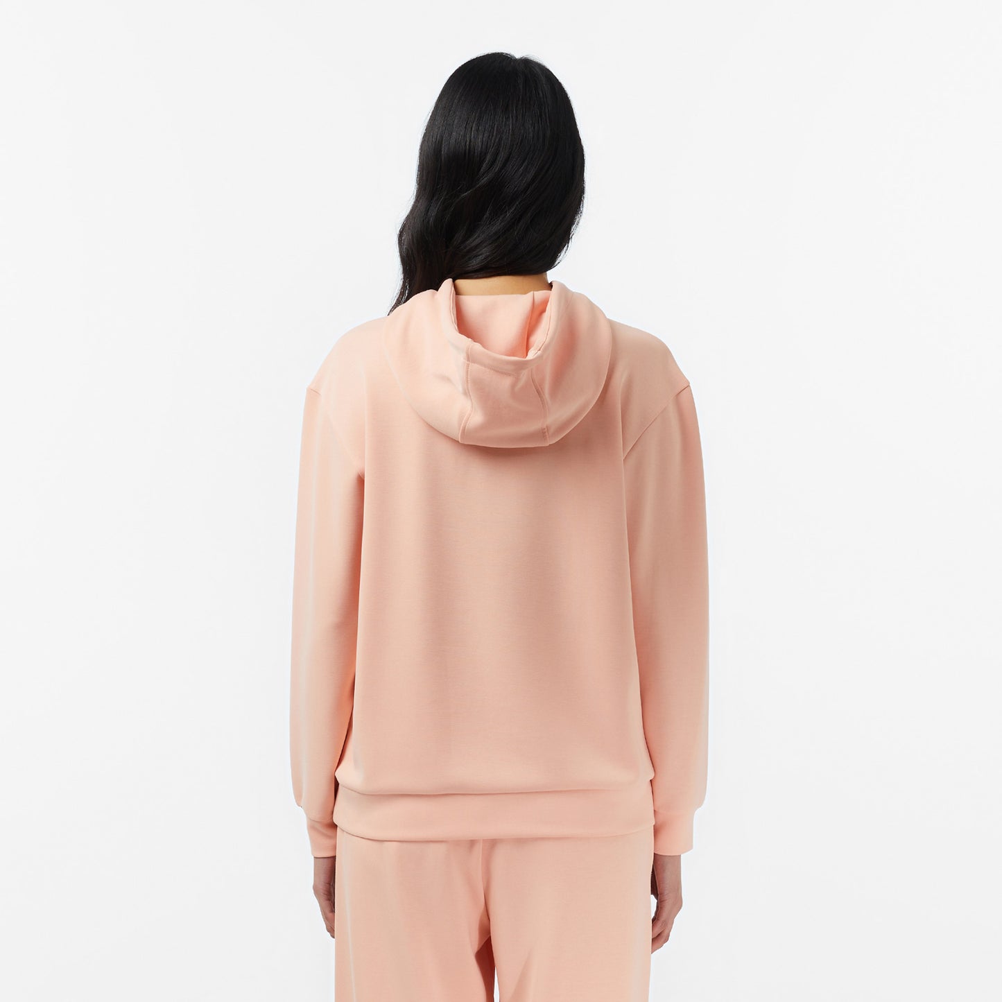 Lacoste Kadın Regular Fit Kapüşonlu Turuncu Sweatshirt