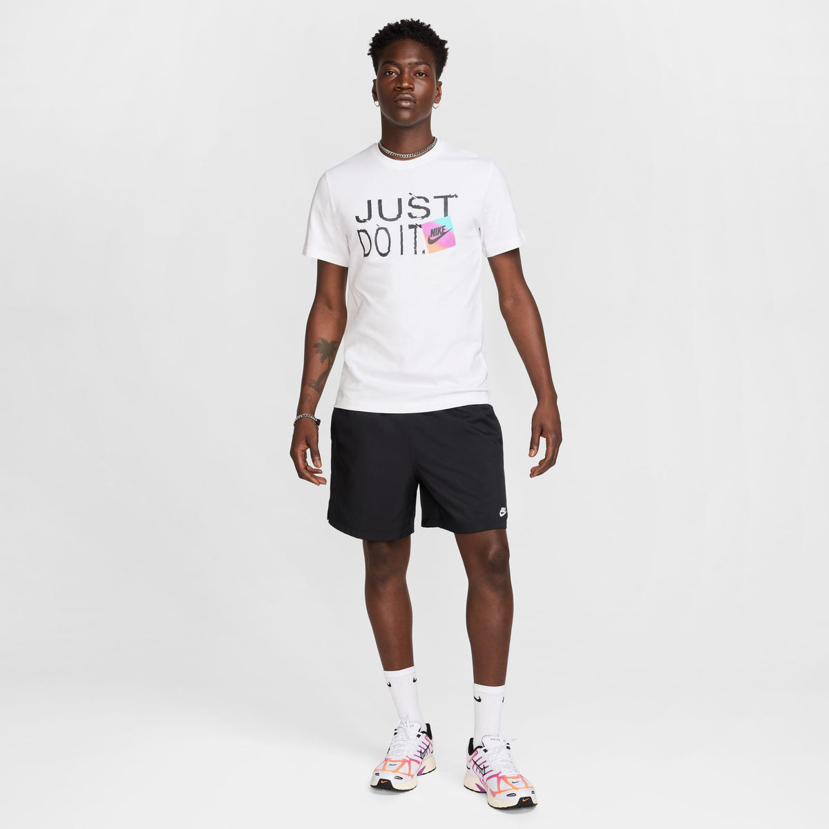 Nike Just Do It Erkek Beyaz T-shirt
