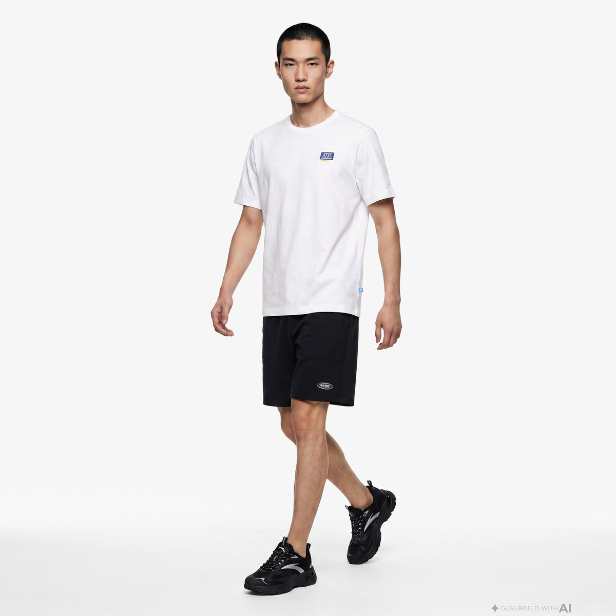 Anta Serve Smash Repeat Erkek Beyaz T-shirt