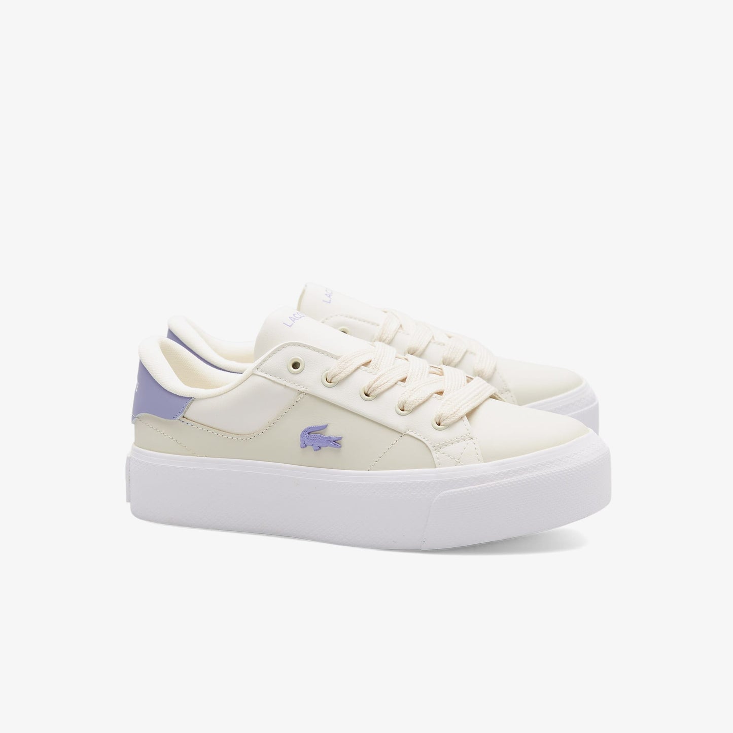Lacoste Ziane Platform Kadın Krem Spor Ayakkabı