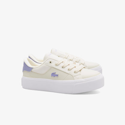 Lacoste Ziane Platform Kadın Krem Spor Ayakkabı