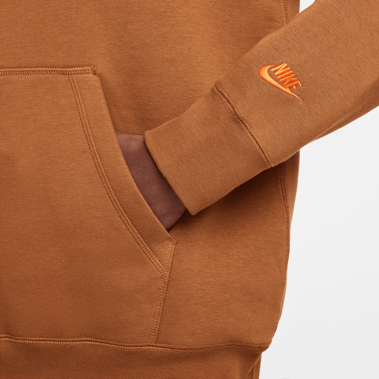 Nike Sportswear Club Erkek Kahverengi Sweatshirt