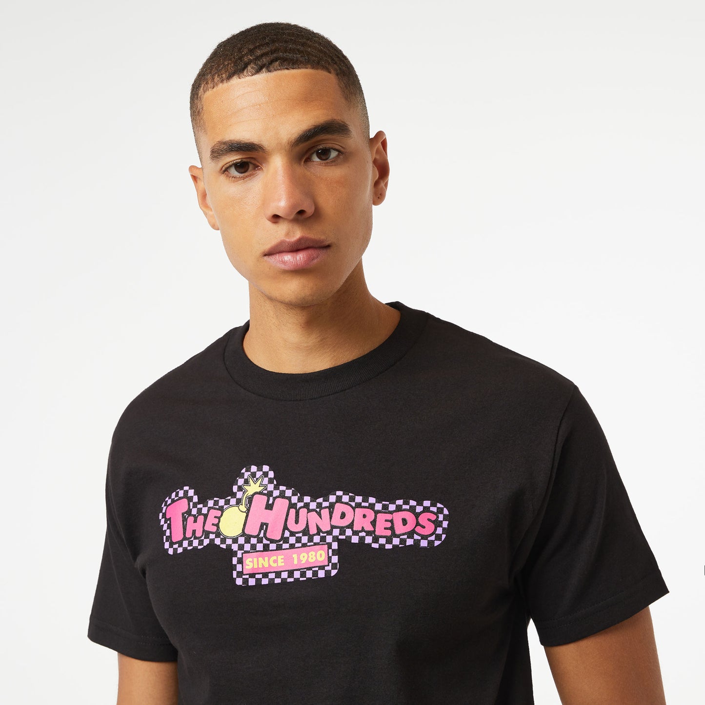 The Hundreds Push Bar Erkek Siyah T-shirt