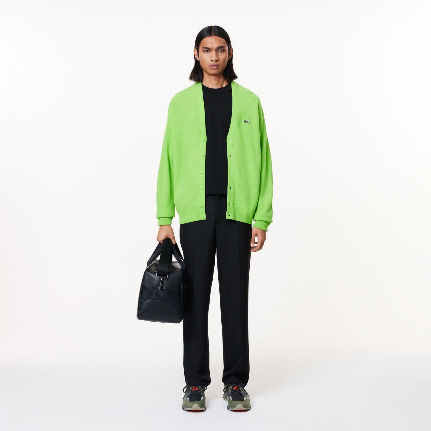 Lacoste Classic Fit Erkek Siyah T-shirt