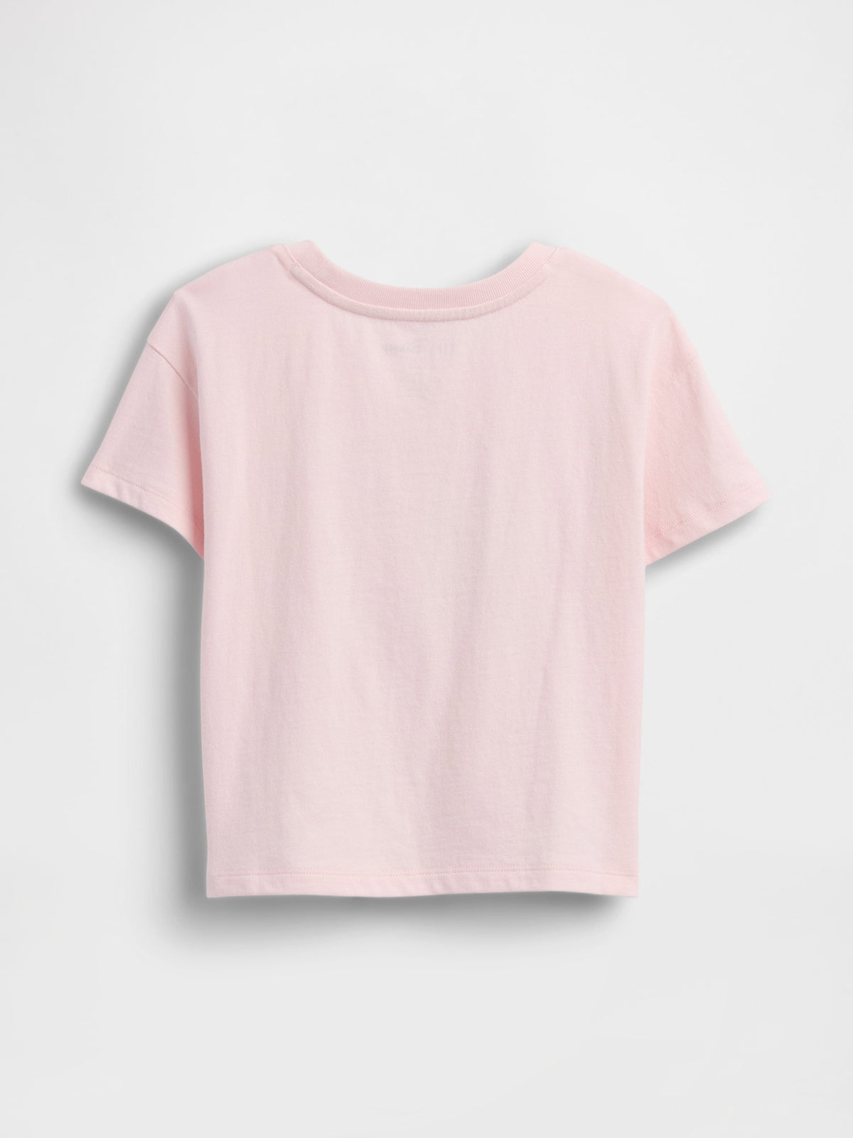 Pembe Grafik Baskılı T-shirt