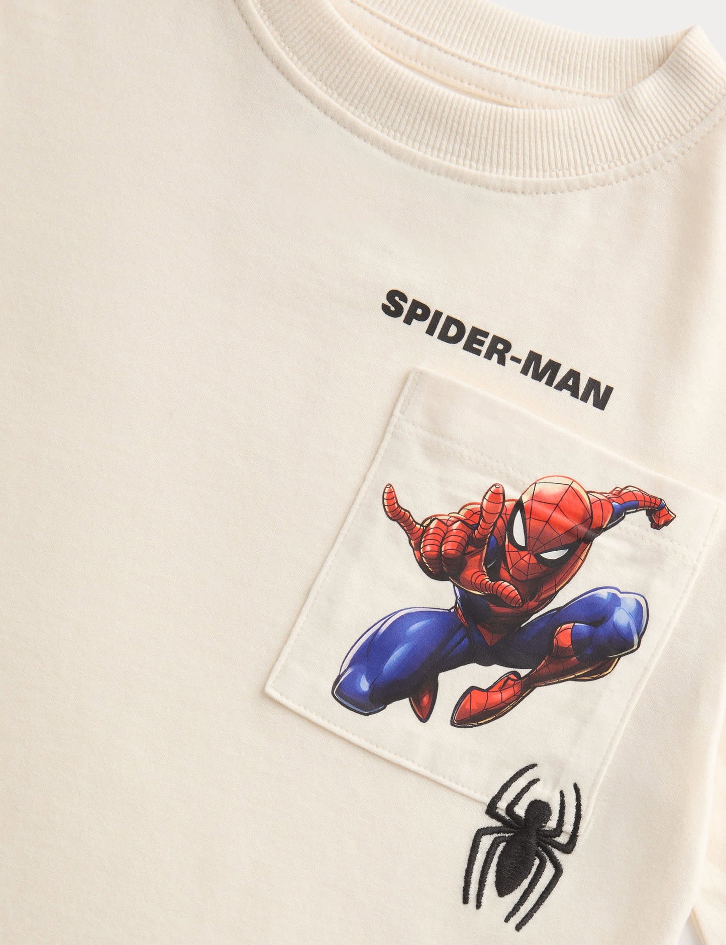 Pamuklu Spider-man Üst
