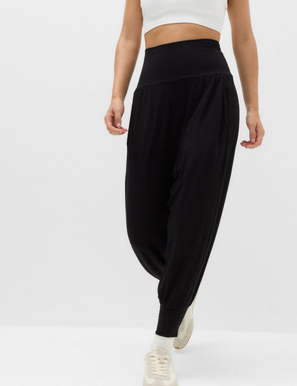 Tapered Fit Yüksek Belli Yoga Pantolonu